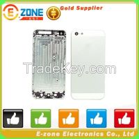 Back Housing Cover Replacement For iPhone 5 5G Housing Battery Cover Sliver-White