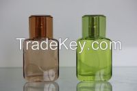 designed glass perfume bottle