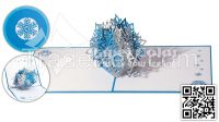 3D Snowflakes Pop Up Card, Snowflakes Pop Up Greeting Card, Christmas Card