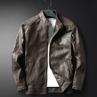 Leather Jacket Men Coats M-3xl High Quality Outerwear Men Business Autumn Male Jacket 1119