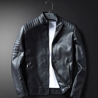 Leather Jacket Men Coats M-3xl High Quality Outerwear Men Business Autumn Male Jacket 633