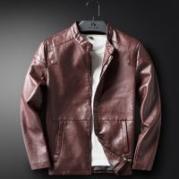 Leather Jacket Men Coats M-3xl High Quality Outerwear Men Business Autumn Male Jacket 605