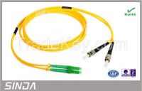 LC APC / ST Fiber Optic Patch Cord Single mode Telcordia GR-326-CORE