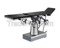 operation table for manual hydraulic pressure