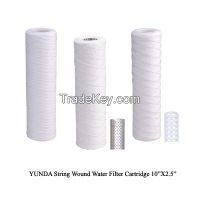 water purifier for PP sediment string wound water filter cartridge