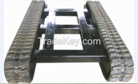 Rubber crawler track undercarriage