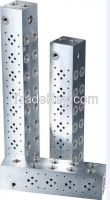 Aluminum hydraulic valve block manifold valve block multi manifold blocks
