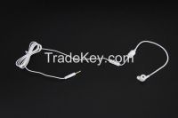 Single air tube earphone for smart phones