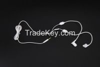 Anti-drop single wire with mic earphone for smart phones players