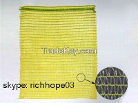 polyethylene raschel mesh bag for packing vegetable or fruit