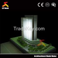 Customized commercial mini architectural model with complete specifica