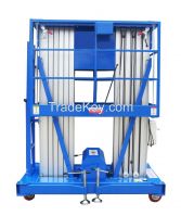 Self-propelled Double Mast Aerial Work Platform /mast Man Lift