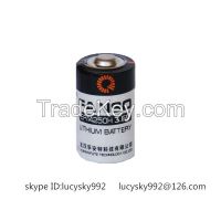 FANSO 3.6V SIZE 1/2AA lithium thionyl chloride battery ER14250(H, S)