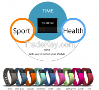 New fitness tracker, bluetooth smart bracelet TW64 for andriod ios