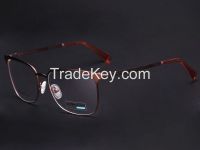 Stainless steel eyeglass frame Ultra thin and light weight retro eyewear high quality optical glasses