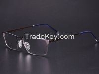 Stainless steel eyeglass frame Ultra thin and light weight retro eyewear man style glasses