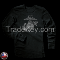 Eagle, Globe & Anchor Vintage Thermal Shirt