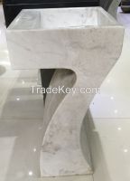 Wash Basin marble wash basin Grey marble basin Chinese Onyx white sink