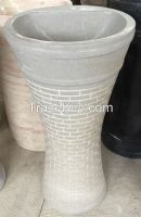 Wash Basin marble wash basin Grey marble basin Chinese Marble sink