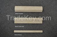 Crema Marfil Bone Cornice bone chair rail bone pencil  Natural Marble Pencil Moulding