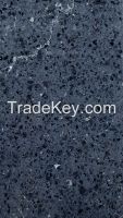Calacatta vein blue chip color artificail stone quartz slab