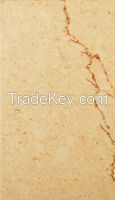 Calacatta vein beige color artificail stone quartz slab