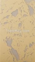 Artificial Stone, Quartz Stone royal color range palace gold vein