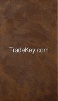 Artificial Stone, Quartz Stone dark brown marble vein