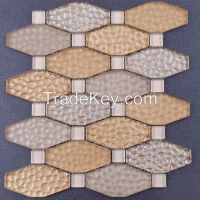 Glass Mosaic Hexagon New Design PFHSB001