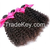 6A Virgin Naturally Curly Hair Extensions - Available in Brazilian, Indian, Peruvian, Malaysian and Cambodian 10-30 inches