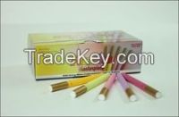 Cigarette Filter Tubes w/ Multi-colored Cigarette Paper and gold tipping paper Rollo Masterpiece