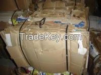 old corrugated cartons paper