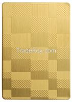 Rose Gold Mirror Finish, Etched, Embossed, Stainless Steel Sheets