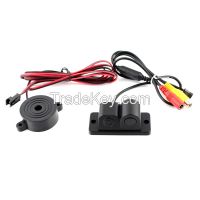 2 In 1 Car Rear View Camera 12V Car Camera Parking With Sensore Di Par