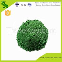 Abrasive stainless steel chrome oxide green