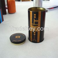 Round Tea Tin Box