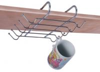 undershelf cup holder, cup rack, cup organizer rack