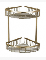 brass wire rack, brass shower caddy, brass shower rack, brass shower basket, brass storage basket, bathroom rack
