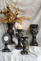 Polyresin Antique Candle Holder