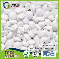 white masterbatch for injection and extrusion molding