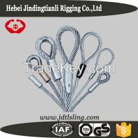 Custom galvanized press wire rope sling