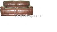 Antique American style dual recliner motion sofa