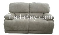 Antique American style dual recliner microfiber motion sofa