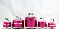 Cosmetic Jars  15g 30g 50g 100g 200g PP Acrylic  Plastic Lotion Bottles Cream Jars