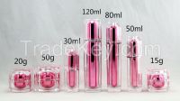 Cosmetic Jars  15g 20g 50g 30ml 50ml 80ml 120ml PP Acrylic  Plastic Lotion Bottles Cream Jars