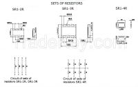 Sets of Resistors SR1-2R, SR1-3R, SR1-4R