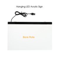 LED Edge Lit Sign Hanging Blank Acrylic Sign TDL-G