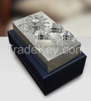 Jewelry Box with Crystal Sunflower