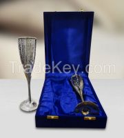 Buy Online Wine Glasses with Cut Work