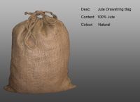 100% Jute Drawstring Bags